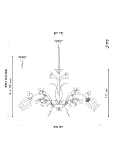 Люстра Lucia Tucci Fiori di rose 106.6