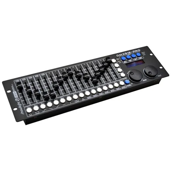 SHOWLIGHT DESK 512DMX - Возможность управления 28 световыми приборами по 18 каналов управления в каж