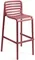 Барный стул Doga Stool 75 см, марсала