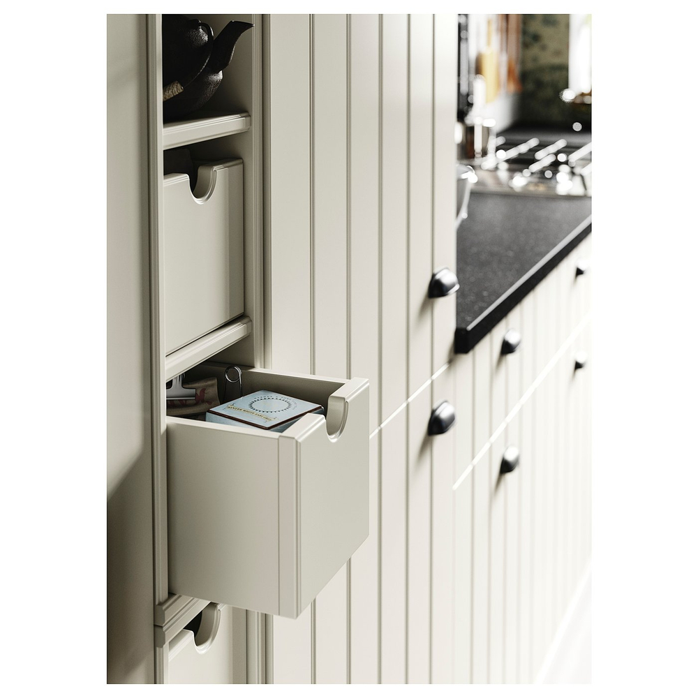 IKEA TORNVIKEN  (ИКЕА ТОРНВИКЕН)  -  Коробка - кремовый 16х34х15 см