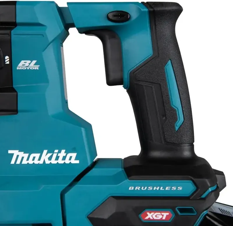 Аккумуляторный перфоратор Makita HR010GD201 XGT 40 В max SDS-PLUS, 2,1 Дж, 2×2,5 А·ч