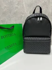 Рюкзак Bottega Veneta Intrecciato Small черный