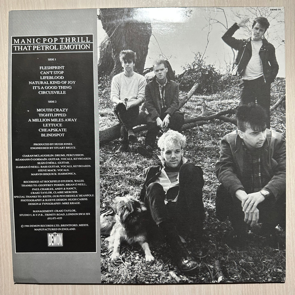 That Petrol Emotion - Manic Pop Thrill (Англия 1986г.)