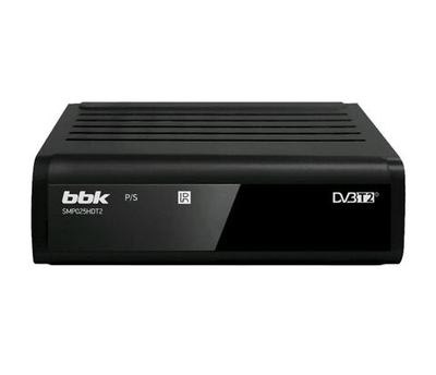 DVB-T2 ресивер BBK SMP025HDT2 черный