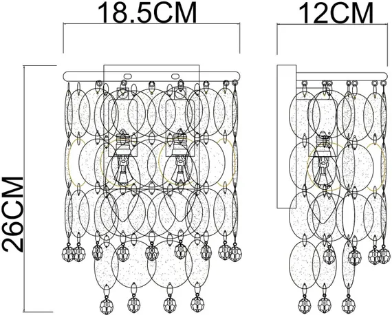 Бра Pipirima A4089AP-2AB Arte Lamp