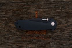 Нож складной CJRB J1920-BBK Scoria, клинок 88мм, сталь AR-RPM9, рукоять G10