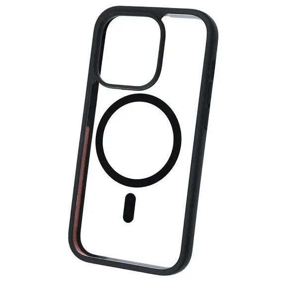 Чехол Gurdini Shockproof MagSafe для iPhone 15 Pro Max Черный