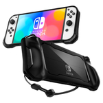 Чехол накладка Spigen RUGGED ARMOR NINTENDO SWITCH OLED MATTE BLACK