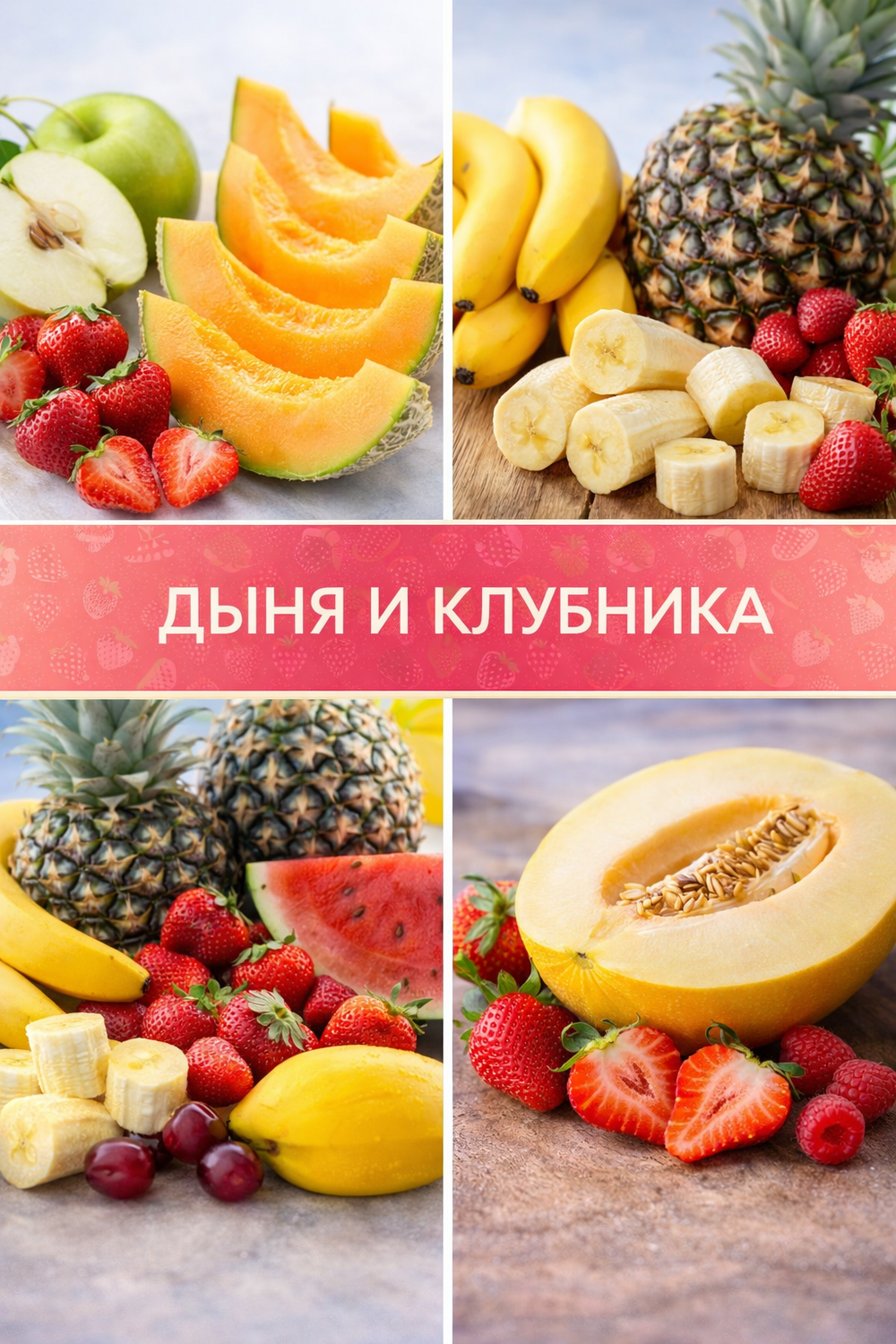 Melone & strawberry (Дыня и клубника)