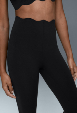 OYSHO Легинсы длиной до щиколотки High rise Compressive Core control, черный