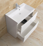 Тумба под раковину BelBagno Marino 60 MARINO-600-2C-SO-BL-P подвесная Bianco Lucido