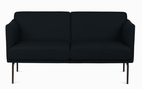 Диван Bisq 156х76 цвет черный
