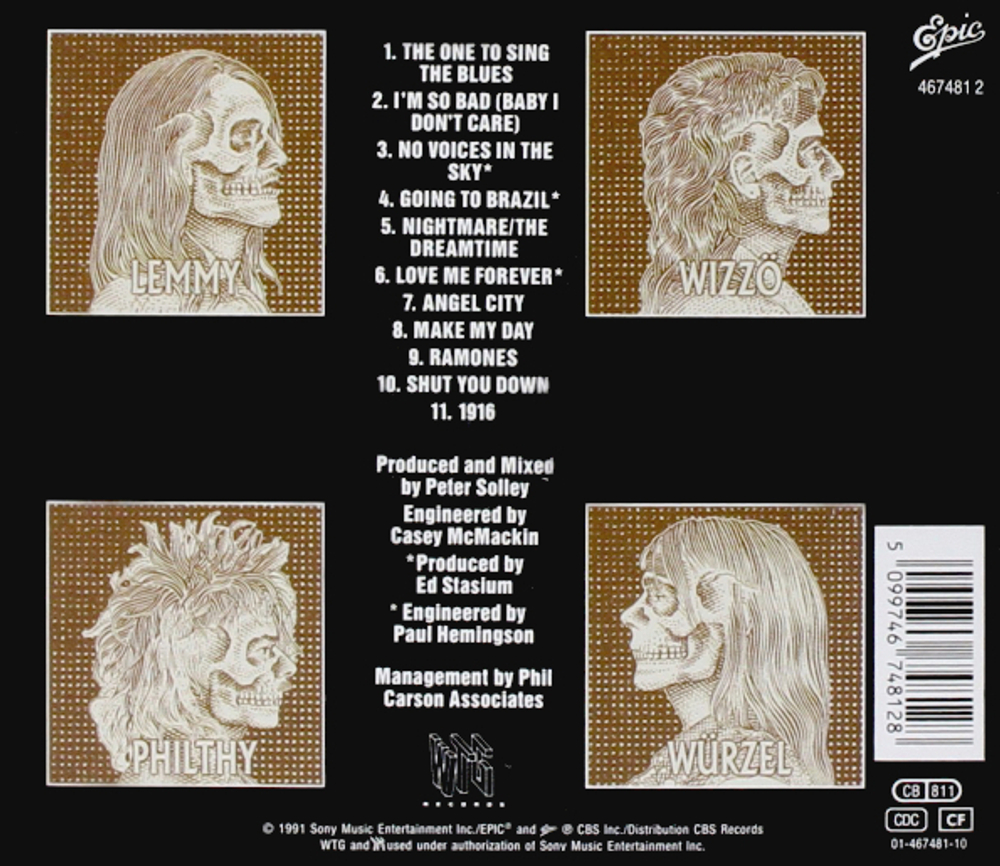 Motorhead / 1916 (CD)