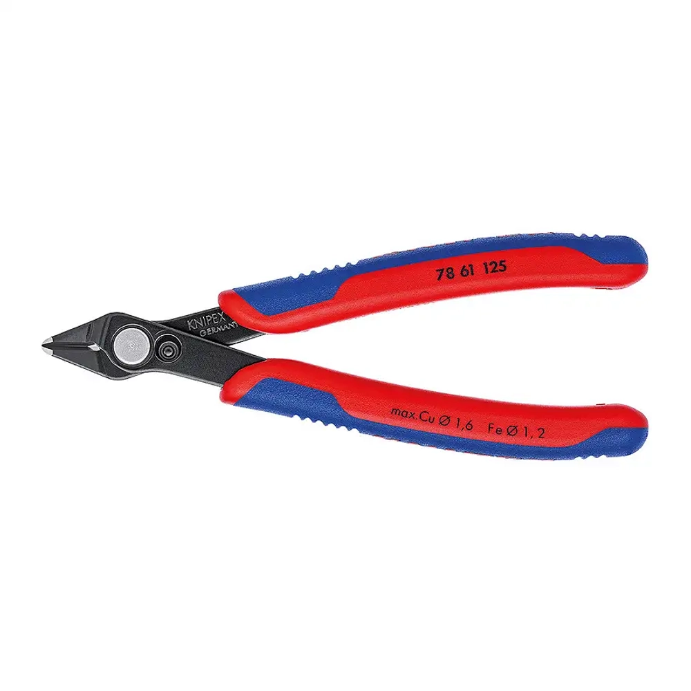 Кусачки для электроники Electronic Super Knips® чернёные 125 мм Knipex 78 61 125