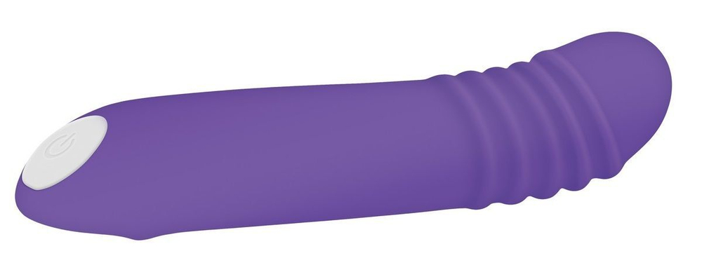 Фиолетовый светящийся G-стимулятор The G-Rave - 15,1 см. (Цвет: фиолетовый)