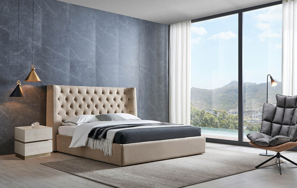 Кровать 1726 BEIGE бежевая