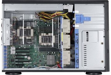 7049GP-TRT Серверная платформа Supermicro SuperWorkstation 7049GP-TRT 4U, 2 x Socket LGA 3647, C621, 16 x DDR4, 8 x 3.5 SATA3 Hot-Swap, 6 x PCI-E x16, 4 x GPU, 2 x 10GbE, R2000W 1#43;1, IPMI P/N: SYS-7049GP-TRT