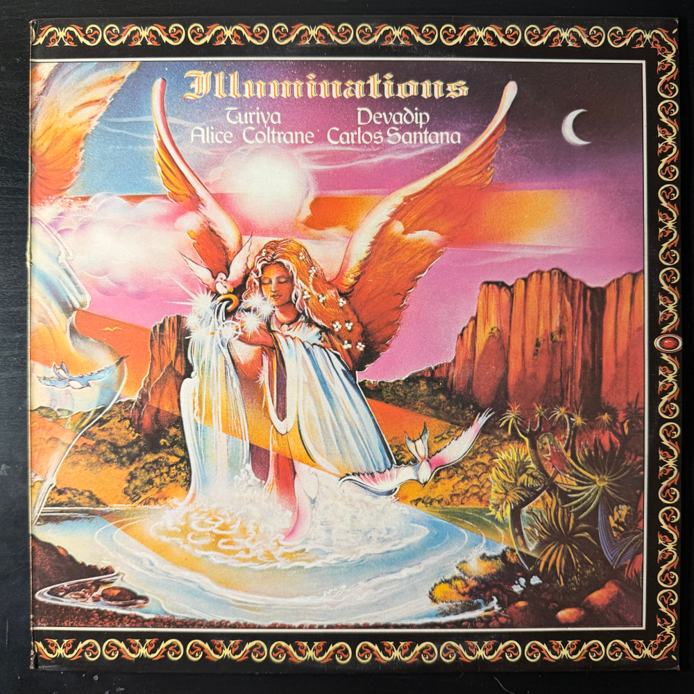 Devadip Carlos Santana, Turiya Alice Coltrane ‎– Illuminations (Англия 1974г.) Т
