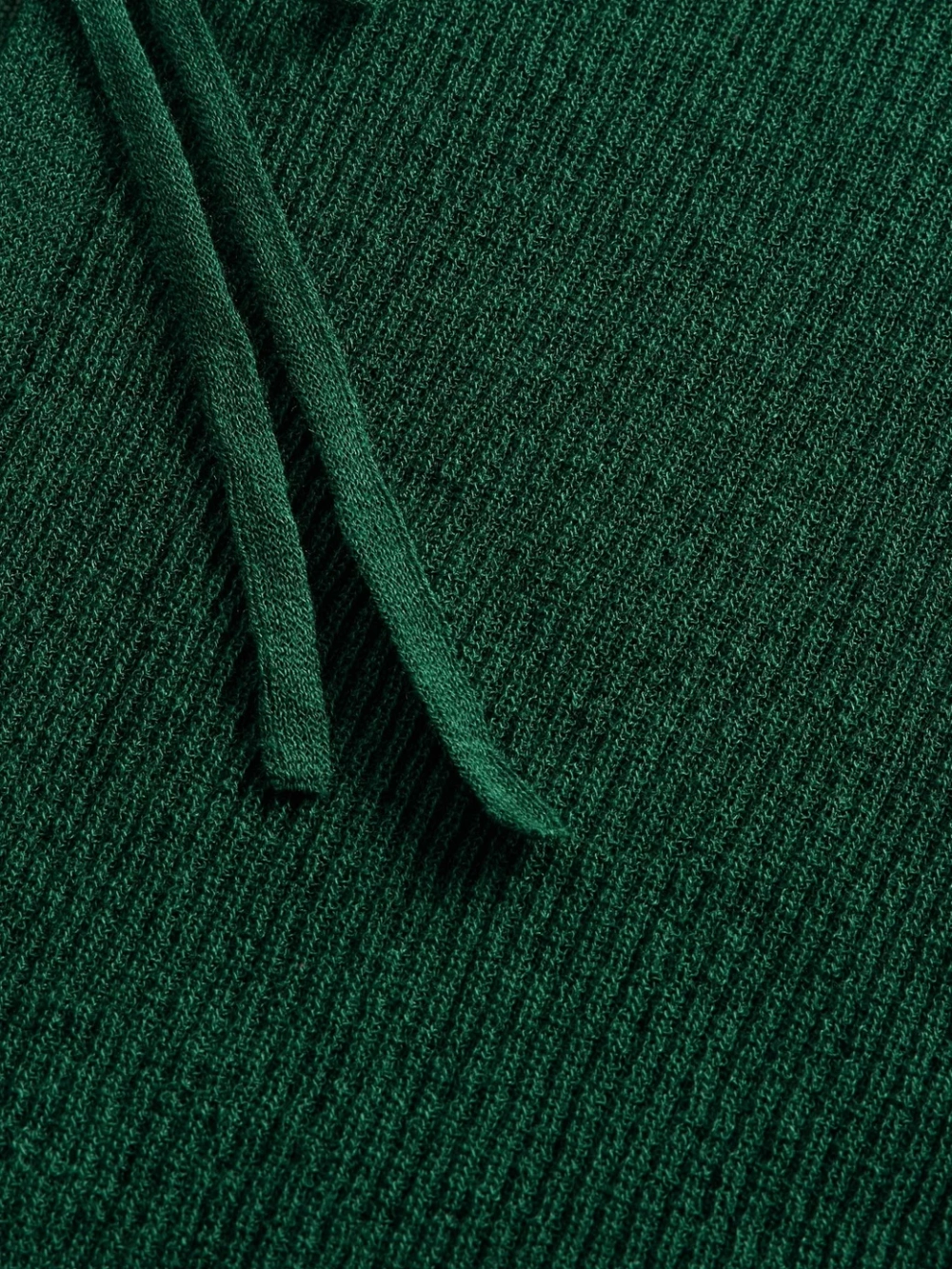 Прозрачный укороченный трикотажный кардиган с шнурком - GAP