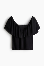 Топ с воланом - H&M