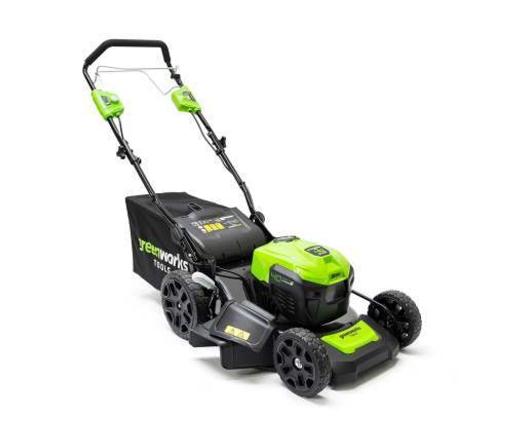 Аккумуляторная газонокосилка Greenworks GD40LM46SPK5, 40v, 46см, АКБ 5 А·ч и ЗУ