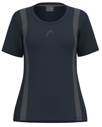 Футболка для девочки теннисная Head Girls Club 25 Tech - небесный