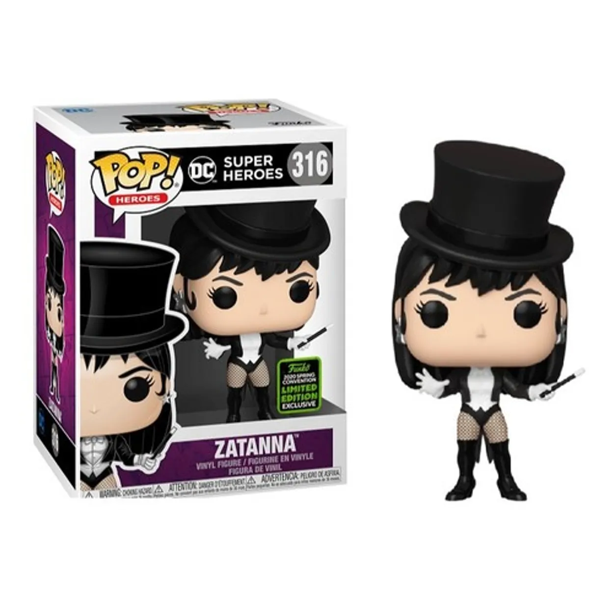 Funko POP! DC Heroes: Zatanna (Funkon 2020 Exc) (316)
