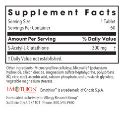 Acetyl-Glutathione 300 mg