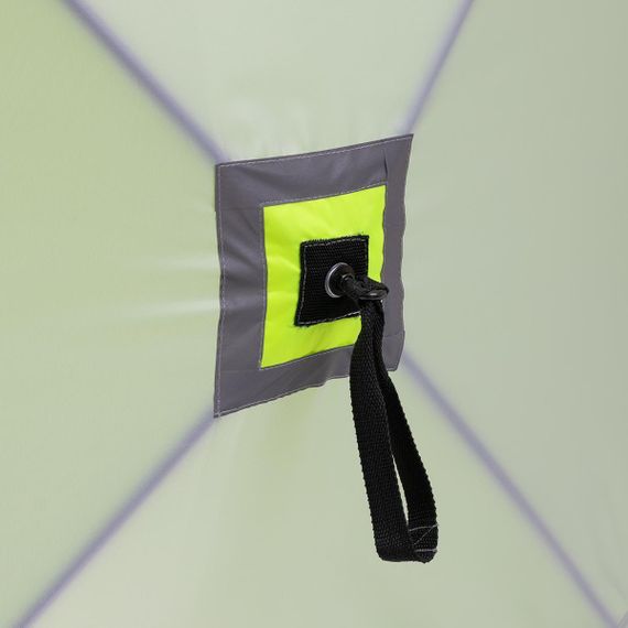 Палатка зимняя PREMIER Куб 1,8х1,8 yellow lumi/gray