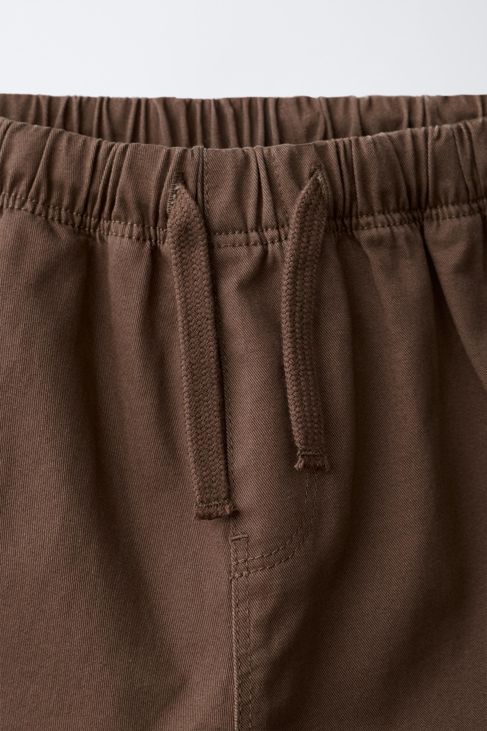 ZARA БРЮКИ BAGGY, КОРИЧНЕВЫЙ
