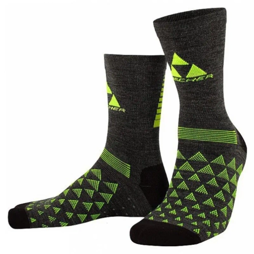 Носки FISCHER NORDIC (серый/неон) GR8243-900