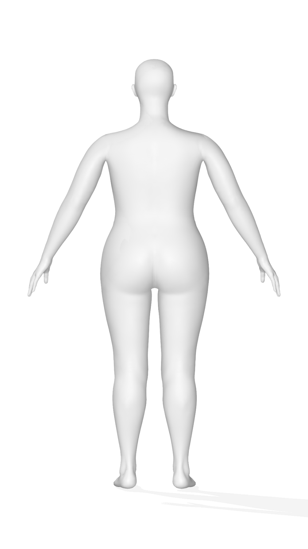 3D аватар манекена Моника