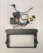 Магнитола для VolksWagen T5, T6, Tiguan, Passat, Polo, Jetta, Golf, Amarok и др. - Kuberg монитор 12.3" в стиле MERCEDES на Android 13, Быстрая, CarPlay, 4G SIM-слот