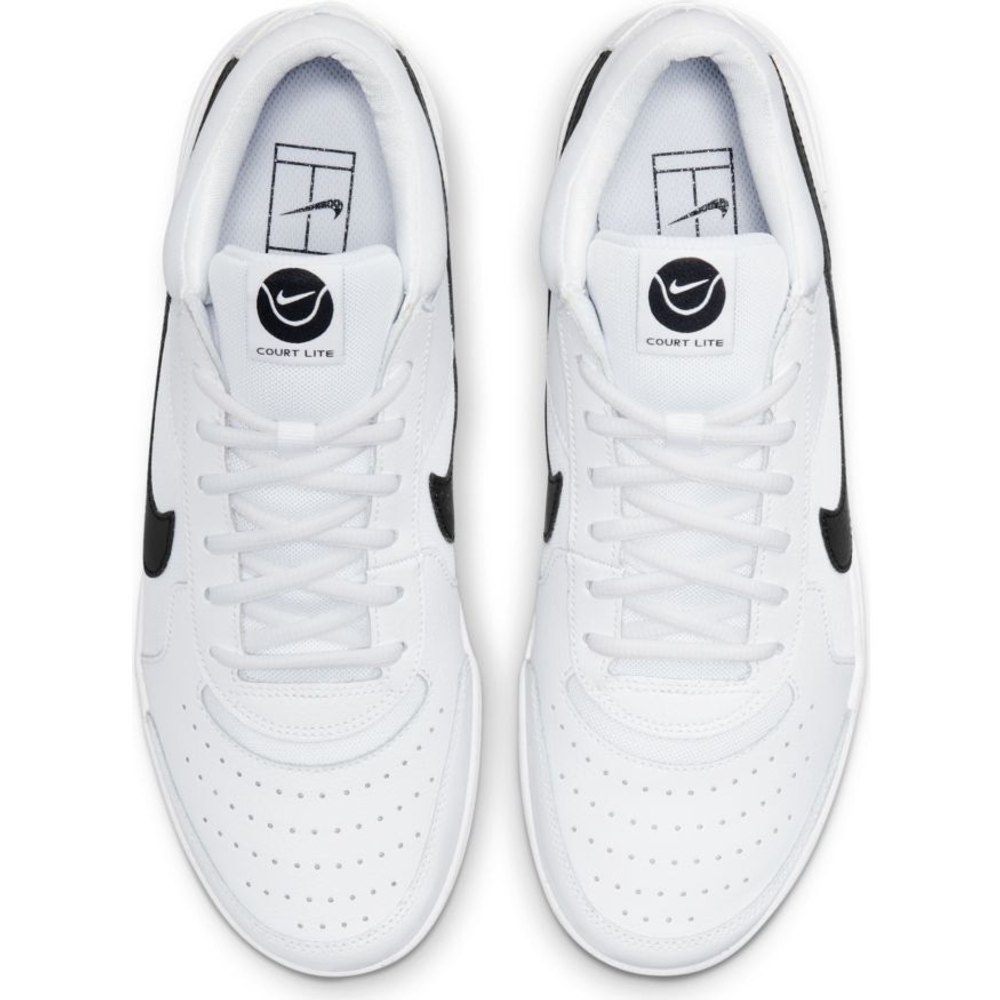 детские Кроссовки теннисные Nike Zoom Court Lite 3 Jr - white/black