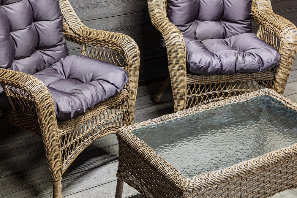 Комплект мебели из искусственного ротанга Мэдисон (Medison) Balcony Set с подушками на сидение и спинку