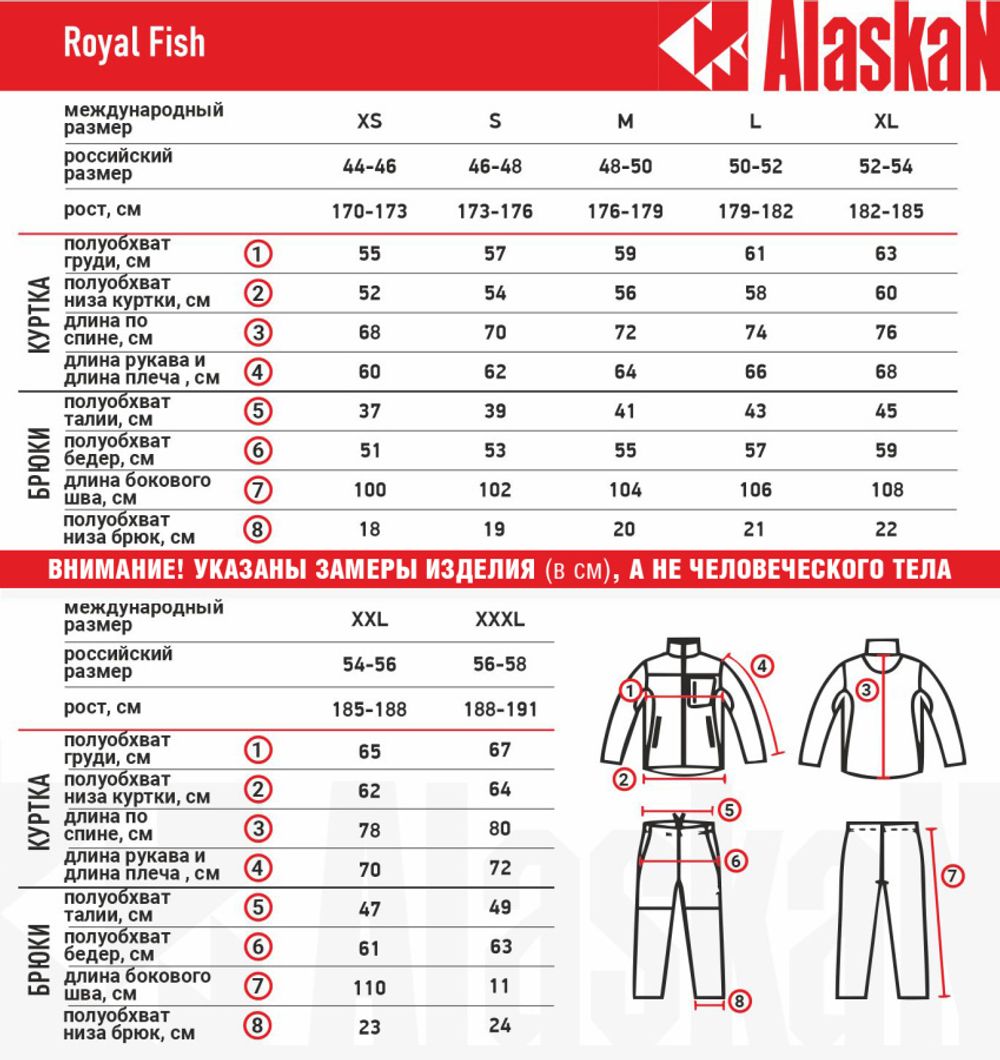 Костюм флисовый Alaskan RoyalFish бордовый/черный XL