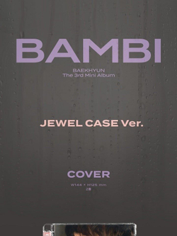 Альбом EXO Baekhyun - Bambi 3rd Mini Album JEWEL CASE Version RANDOM Cover
