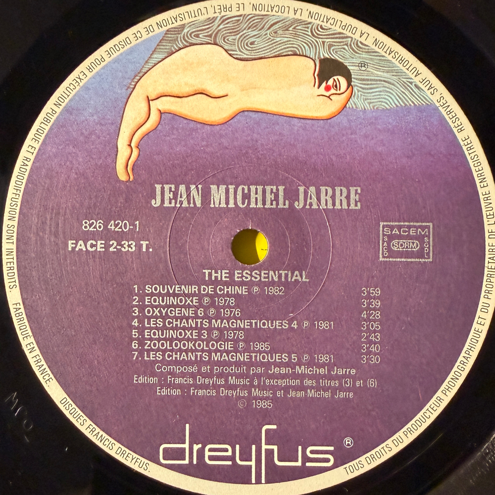 Jean Michel Jarre – The Essential - 1976 • 1986 (Европа 1986г.) Т