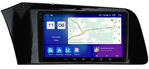 Магнитола для Hyundai Elantra 2021+ - Parafar PF583RN2K на Android 13, Быстрая, QLED+2K, CarPlay, 4G SIM-слот