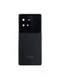Задняя крышка для Iqoo 10 Pro черная (Black) со стеклом камеры