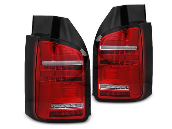 Фонари задние LED BAR RED WHITE SEQ для VW T6 15-19 OEM BULB