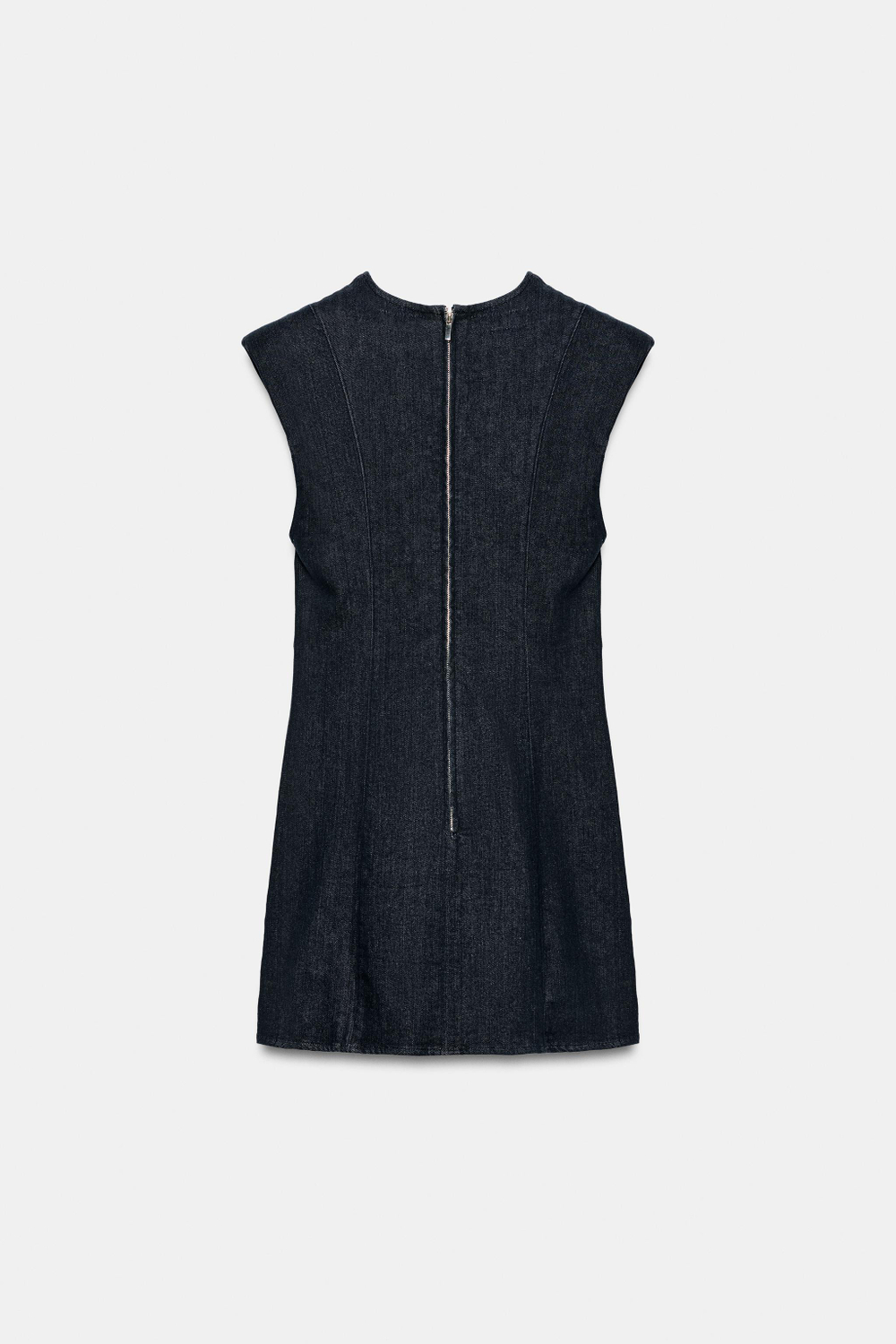 ДЖИНСОВОЕ ПЛАТЬЕ TRF С ПОДПЛЕЧНИКАМИ — ZARA
