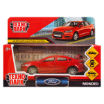 Модель ин. мет. "Ford Mondeo" 12см, откр дв, багаж, красный, коробка MONDEO-RD (Технопарк)