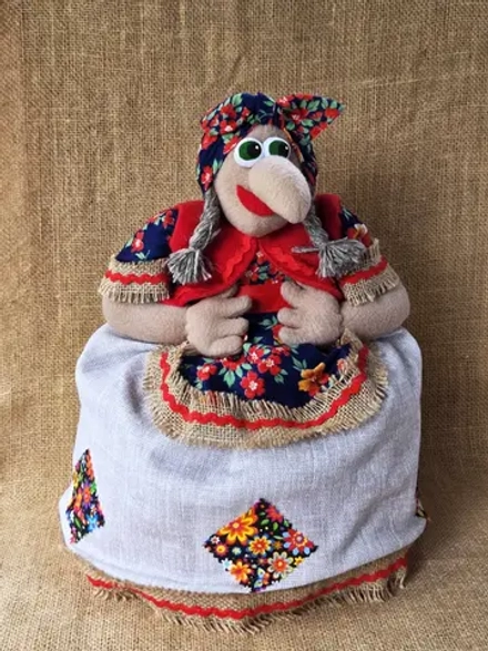 Грелка для чайника Баба-Яга