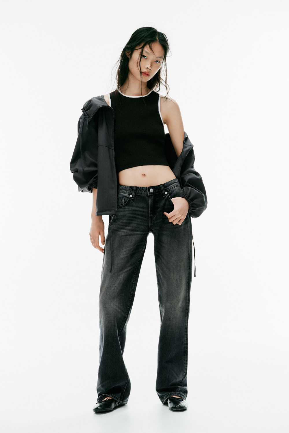 ТОП ИЗ ТРИКОТАЖА С КОНТРАСТНОЙ ОКАНТОВКОЙ — ZARA