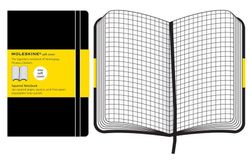 Блокнот Moleskine Classic Soft Large 130х210мм 192стр клетка мягкая обложка черный (QP617)