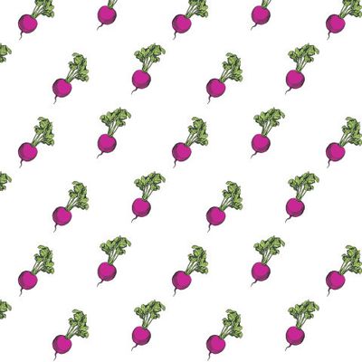 veggie редисочка на белом S
