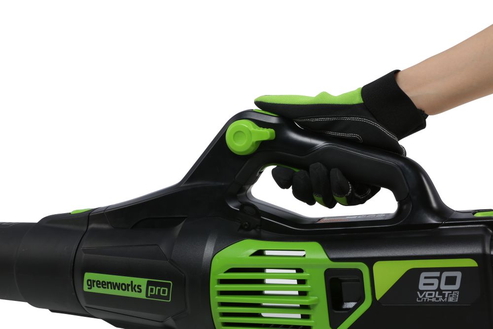 Аккумуляторный воздуходув Greenworks GD60AB, 2405607,60v, без АКБ и ЗУ