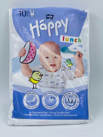 Bella baby Одноразовые нагрудники Happy Lunch, 1 уп. (10 шт. в упаковке)
