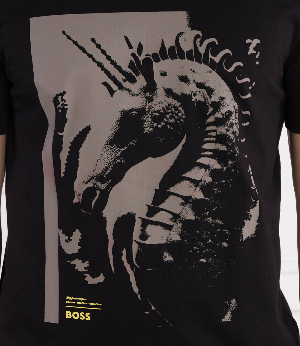 Футболка Te_Sea_horse BOSS ORANGE - черный(50515626)